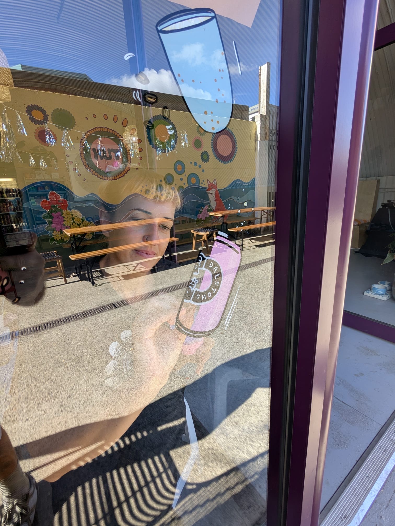 Window Splash being made